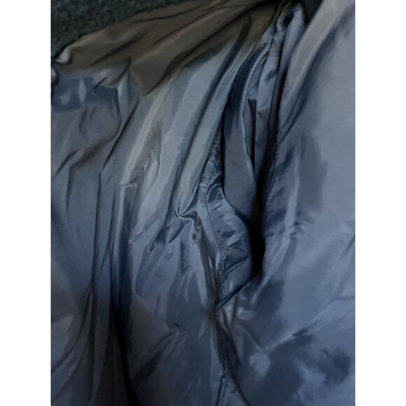 Vintage 90s L.L.Bean Teddy Bear Coat Plush Fleece Men's Tall Large Made In USA - Picture 12 of 12